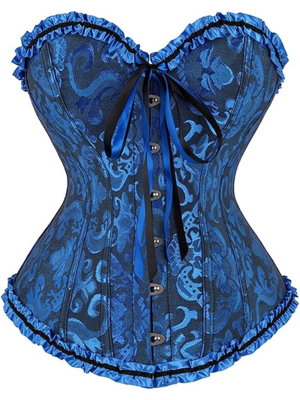 Women's Black Bustier Shapewear Lingerie Halloween Waist Push Up Corset Tops